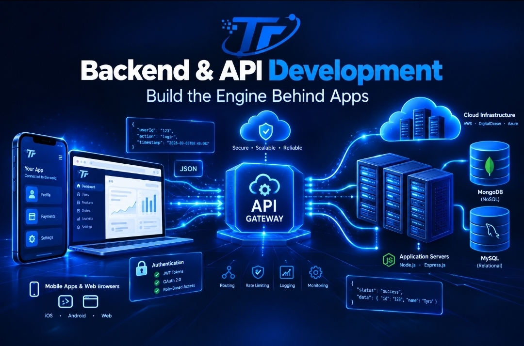 Backend & API Development: Build the Engine Behind Apps