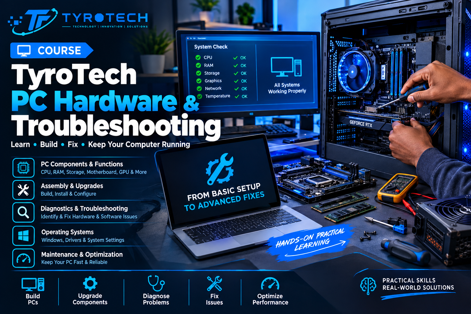 🖥️ TyroTech PC Hardware & Troubleshooting